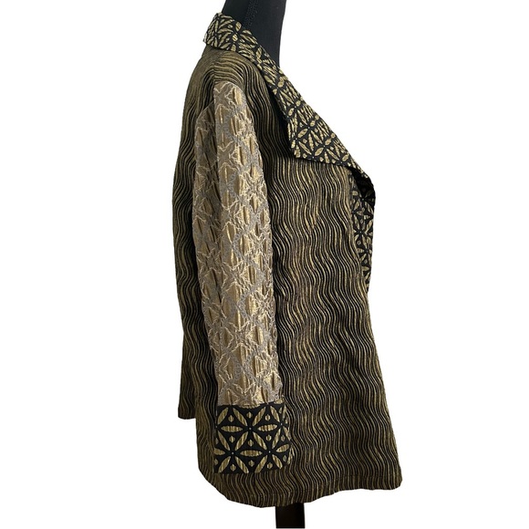 Chico's Geometric Pattern Jacket Size Large (Chico’s Size 2) - Picture 3 of 3